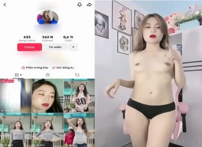 Chén em Tiktoker da trắng ngon chảy nước miếng